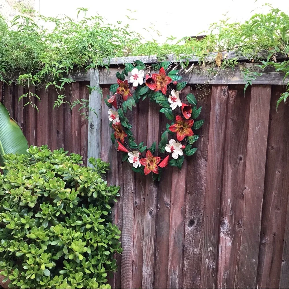 Seasons Of Bloom Rustic Iron Wreath Sundance Catalog